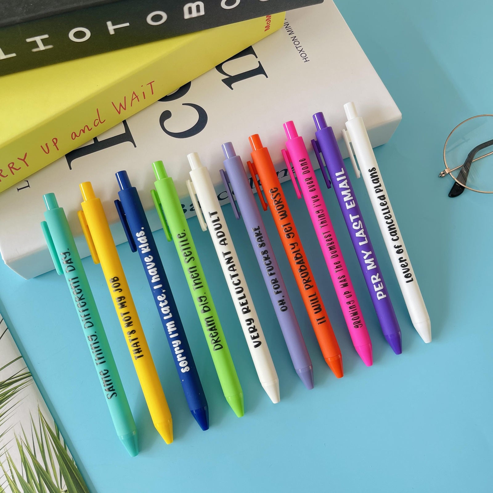 Wholesale Interesting Pens with Dirty Language, Press Plastic Ballpoint Pens